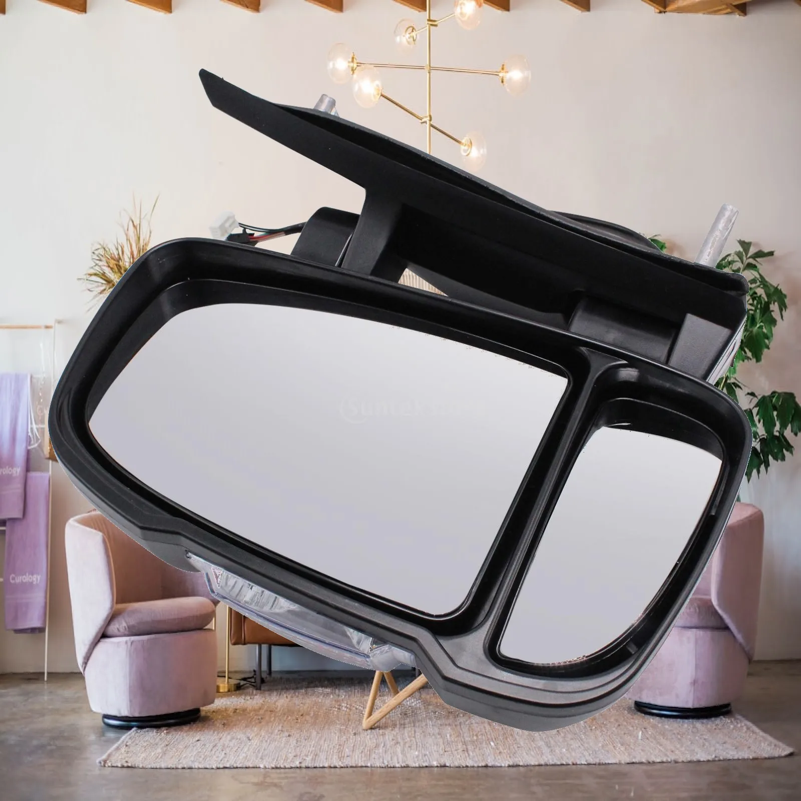 Reliable Automotive Side Mirror Glass Black Plastic Rear View Accessories for Peugeot Boxer 2006 Onwards 7701061191