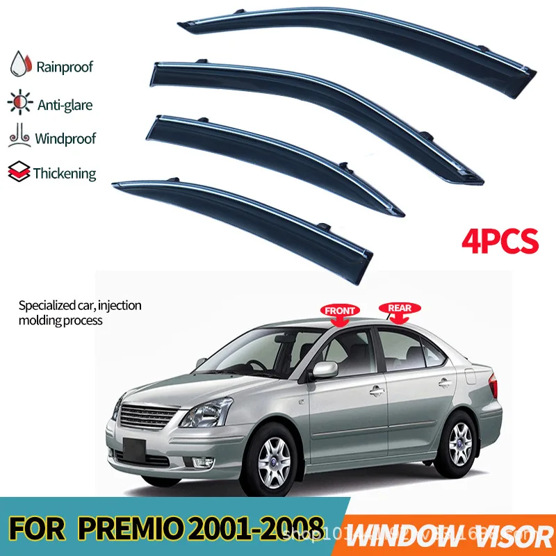 

Подходит для Toyota Premio 2001-2008 оконный козырек, козырек от атмосферных воздействий
