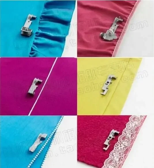 

Singer Serger Overlock 6-прижимная лапка для оверлока 14CG754 14SH654 14U555 14U557 Consew 14TU 14hd854 14sh754