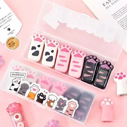 6pcs/lot Cat Claw Mini Correction Tape Kawaii White Out Corrector Promotional Gift Stationery Student Prize School Office Supply