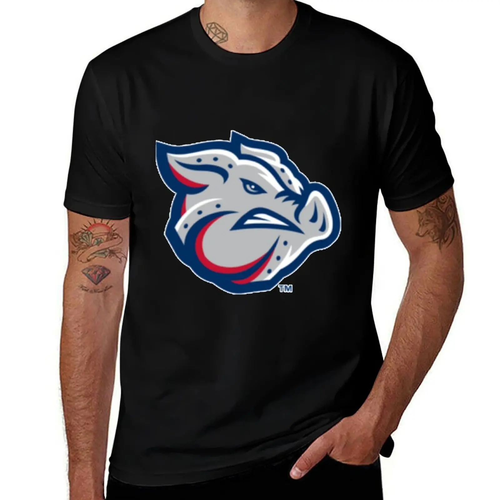 

Lehigh Valley Ironpigs T-Shirt t shirt personalised anime t shirts oversize t shirts for man cotton soft T-Shirt