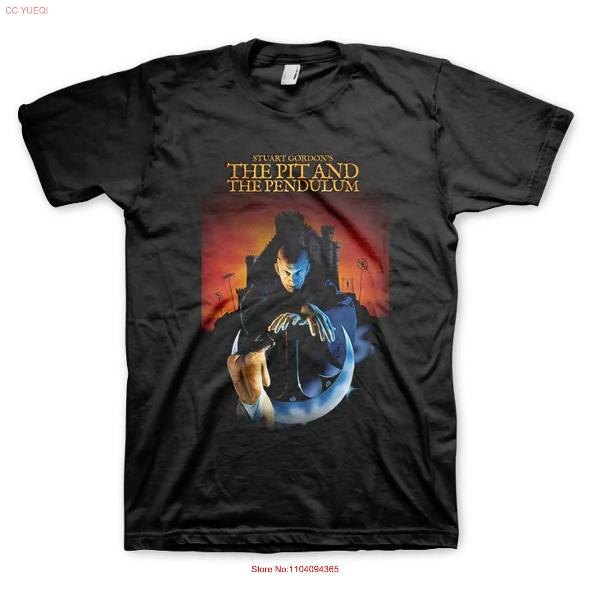 Pit and the Pendulum Poster T Shirt long or short sleeves