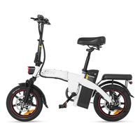 DYU A5 Folding Ebike 350W Motor 48V7.5AH Removable Battery City Electric Bike Adult 14-inch Tire Aluminum Alloy Electric Bicycle