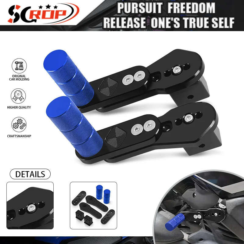 2024 For REBEL CM250 300 500 CMX300 500 1100 Rebel 1100DCT Motorcycle Multi Angle Adjustable Retractable Rear Foot Pedals rebel