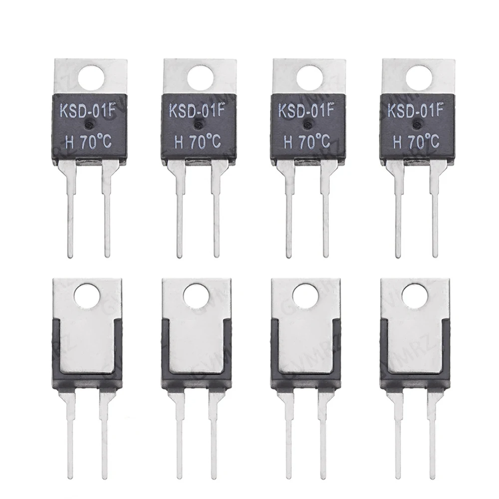 1PCS 40 80 KSD-01F JUC-31F 90 100 50 60 70 DegC NC Normally Closed NO Normally Open 1.5A Thermal Switch Temperature Sensor