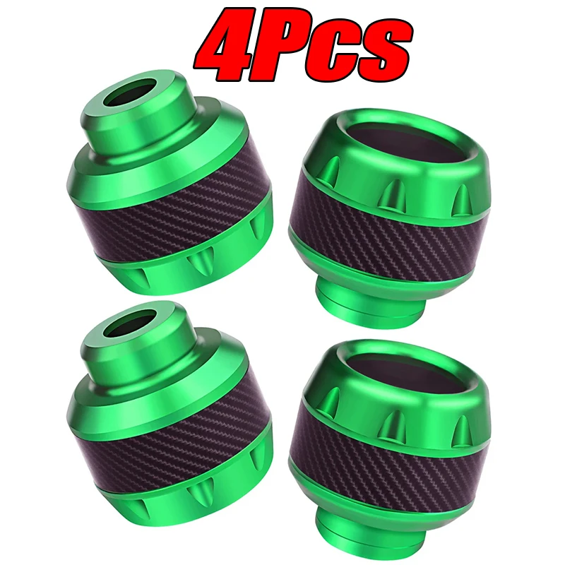 4Pcs Aluminium Legierung Motorrad Crash-schutz Roller Rad Gabel Rahmen Fallende Schutz Pads Sliders Moto Außen