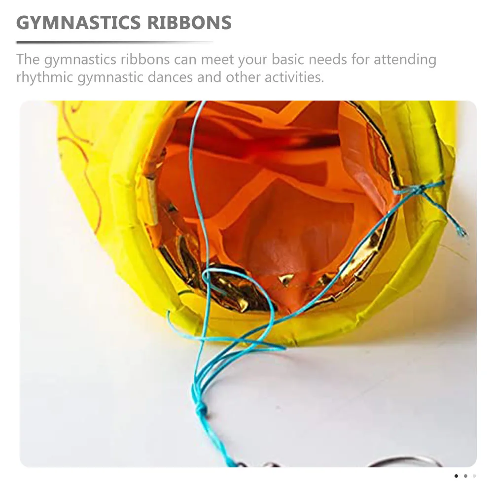 

1 set 1 Set Gymnastics Ribbons Kids Twirling Wands Rhythmic Exercise Streamers Lightweight Artistic Dance Ribbons For Children