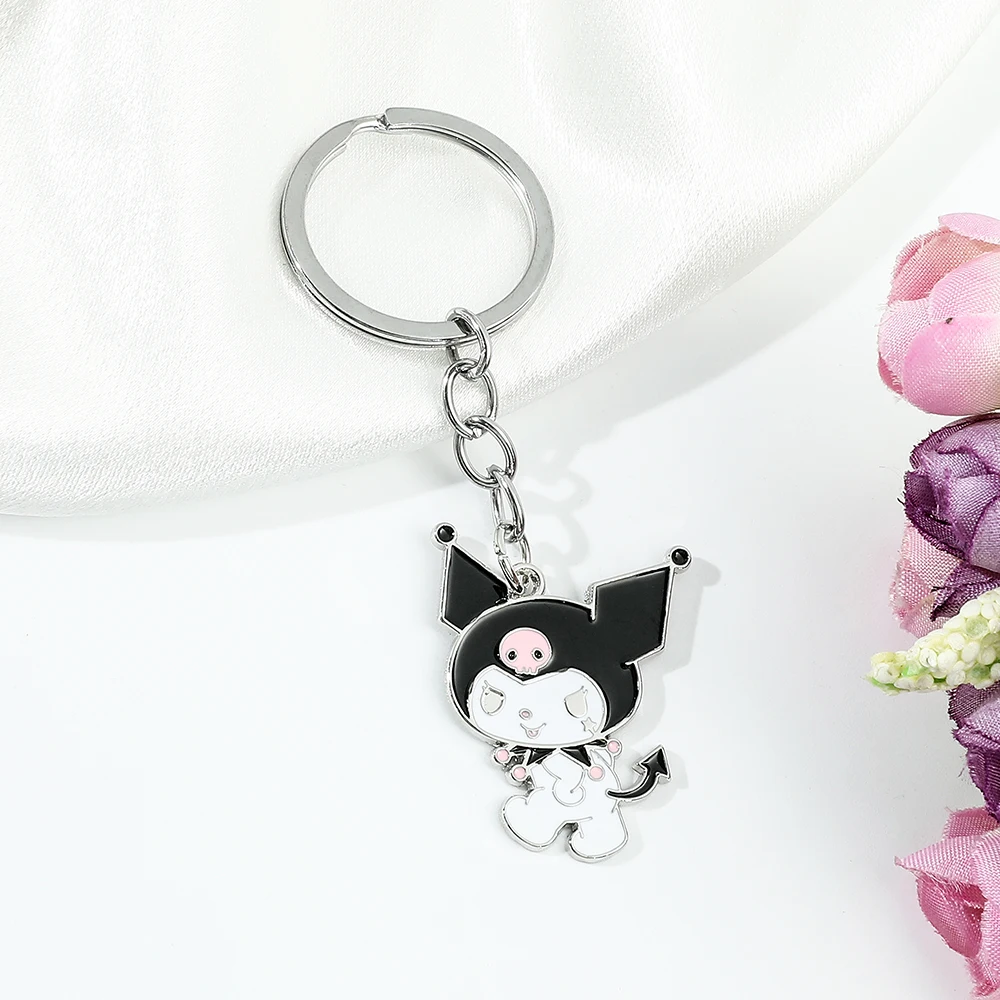 Sanrio Keychain Pendant Kawaii Kulomi Bag Accessories Key Ring Collection Toys Kids Jewelry Gifts