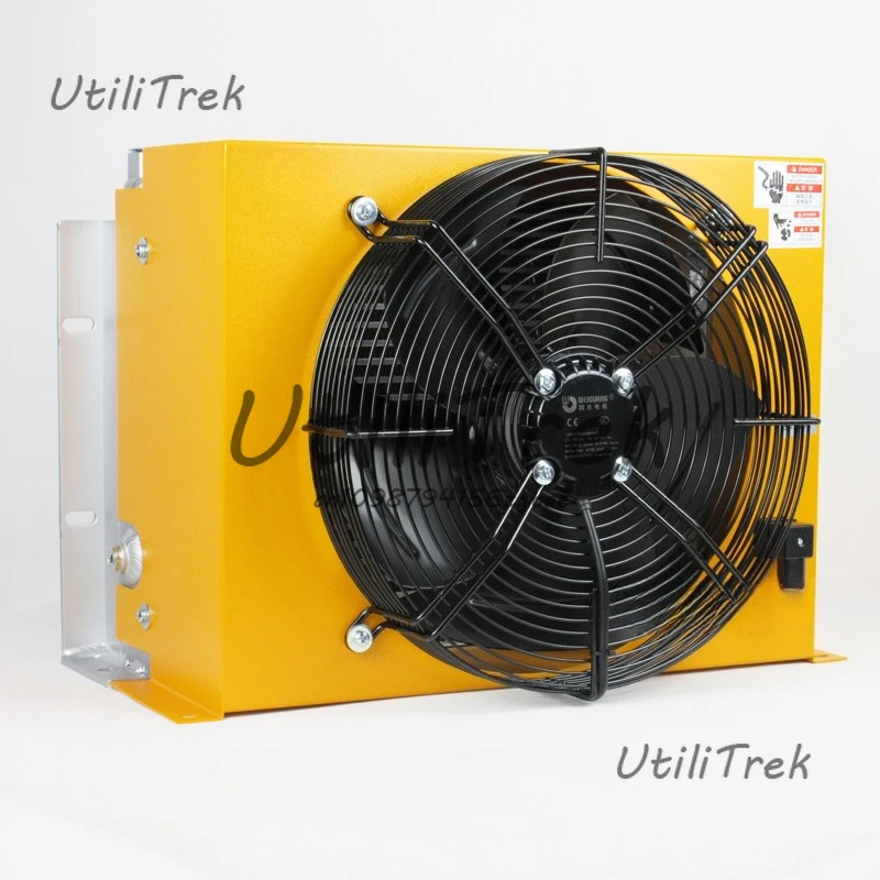 

AH0608T 60 л/мин гидравлический воздушный охладитель проточный радиатор масляный радиатор пластина штифт теплообменник для гидравлической системы