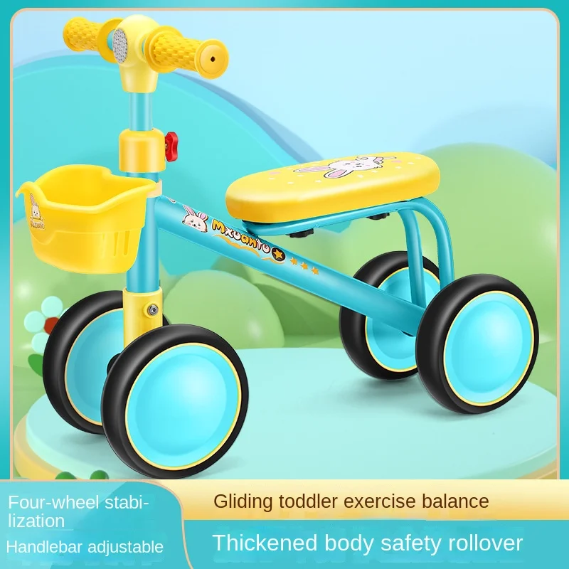 LazyChild 1-6 Years Old Children's Scooter Twist Car Baby Music Light Four-wheel Anti-rollover Walker Child Yo Car Dropshipping