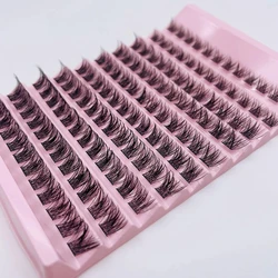 DIY Clusters Eyelash Extension Segmented Lashes 120 Volume Natural Cluster Segmented Eyelashes Bundle Lashes