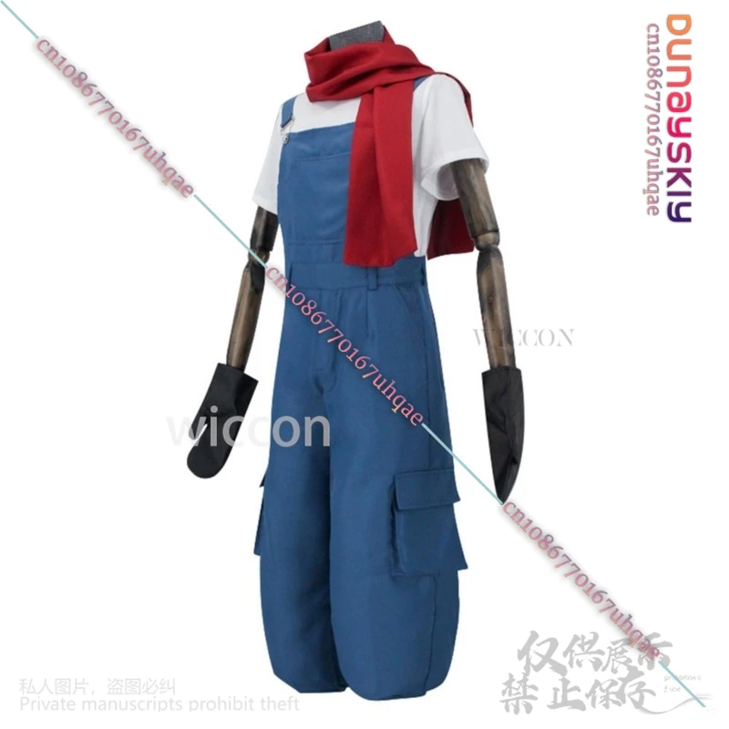 Juego de Anime ángeles de la muerte Cosplay disfraz de Edward Mason peleles Eddie camiseta uniforme bufanda Halloween conjunto completo Cos personalizado