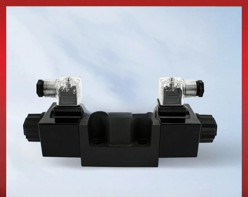 Hydraulic solenoid valve series reversing solenoid valve, single and double head 24V220V reversing valve