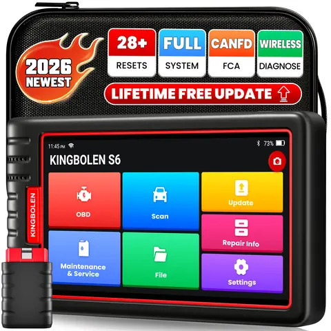 KINGBOLEN S6 OBD2 Scanner Professional Full System OBD2 Diagnostic Tool Car Scanner OBD PK ThinkTool thinkdiag old thinktool