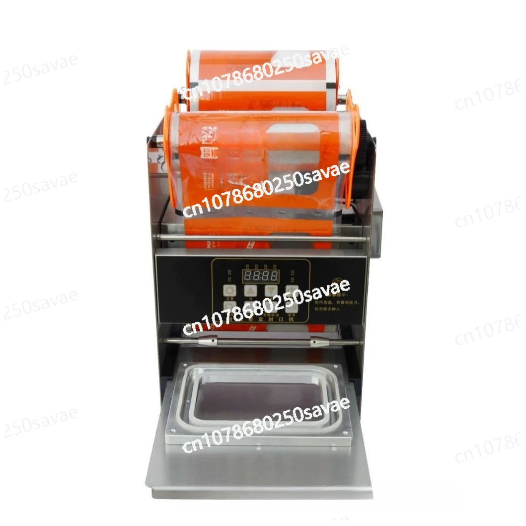

Fresh-locked Box Small Sealing Machine Commercial Fast Food Takeaway Lunch Box Packaging Machine Disposable Plastic Bowl