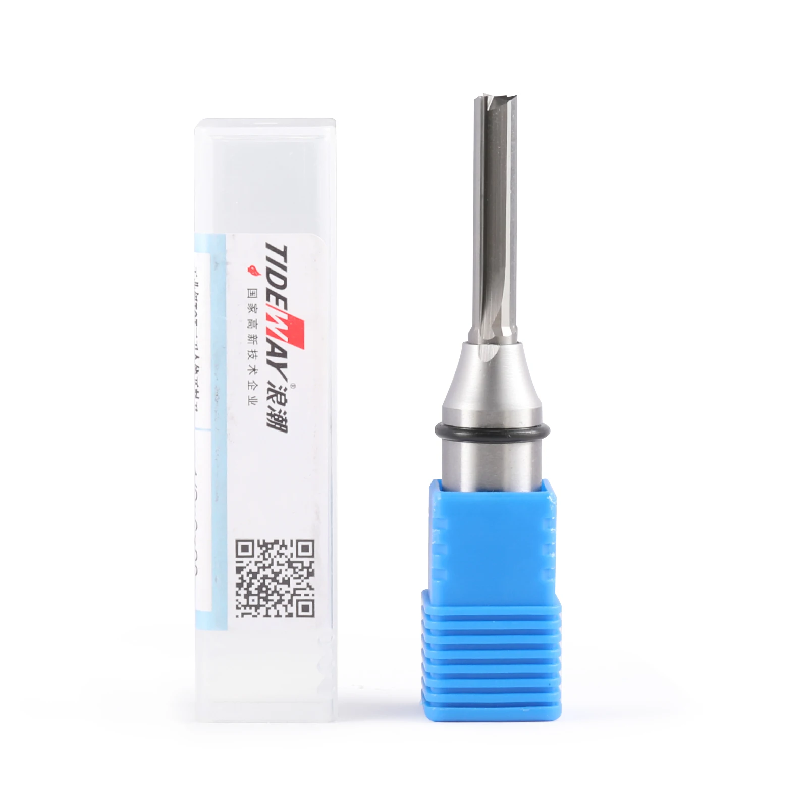 TIDEWAY 1PCS TCT Router Bit 3 Flutes Straight Flush Trimming Milling Cutter 12.7mm 1/2Inch Shank CNC Woodworiking Tools