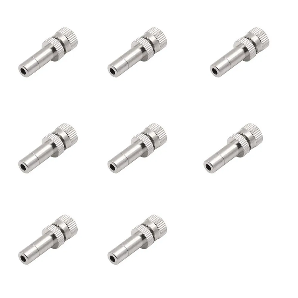 10 sztuk 6mm dysza zamgławiająca szybko podłącz rozpylacz mgły dysze natryskowe 0.15 ~ 0.8mm opryskiwacze zamgławiające ogrodnictwo części do nawadniania — zdjęcie 2