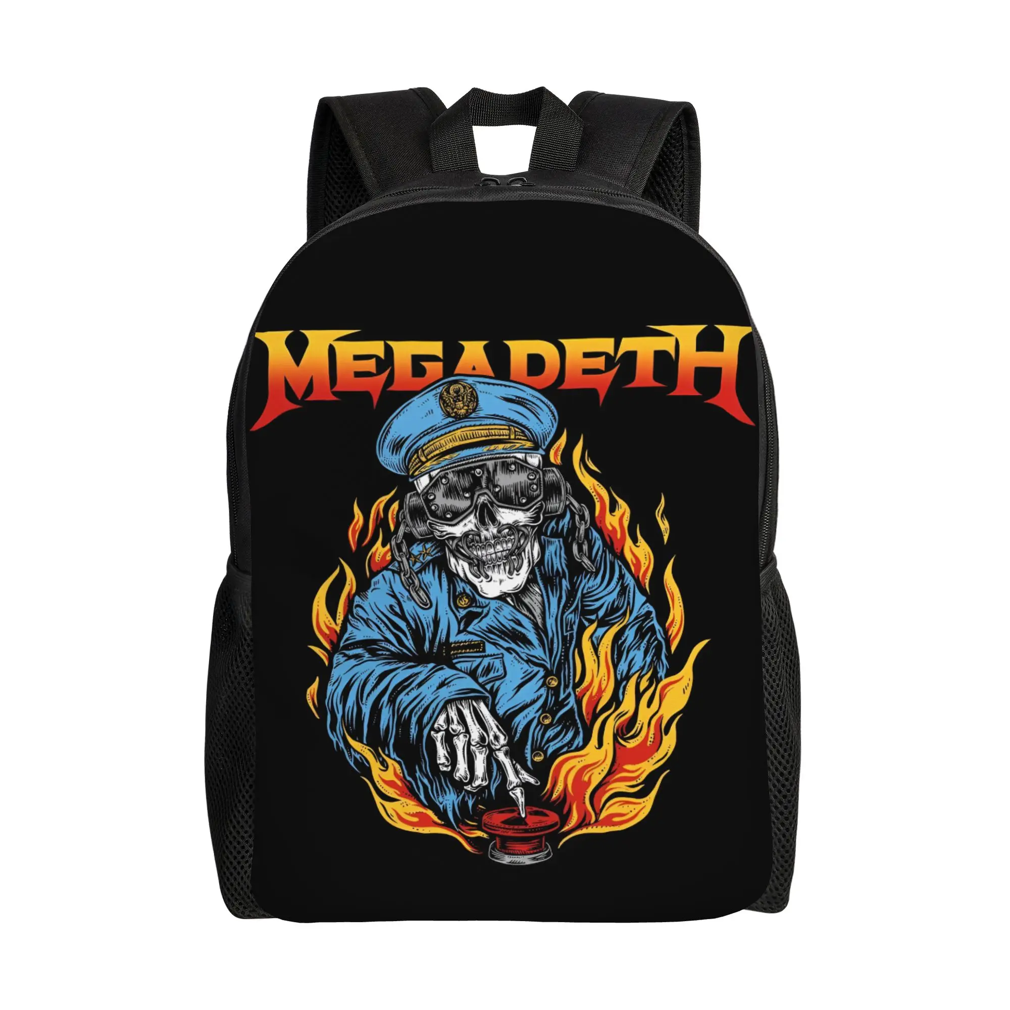 

Custom Hot Heavy Metal Brand M-Megadethes Travel Backpack Women Men School Laptop Bookbag College Student Daypack Bags