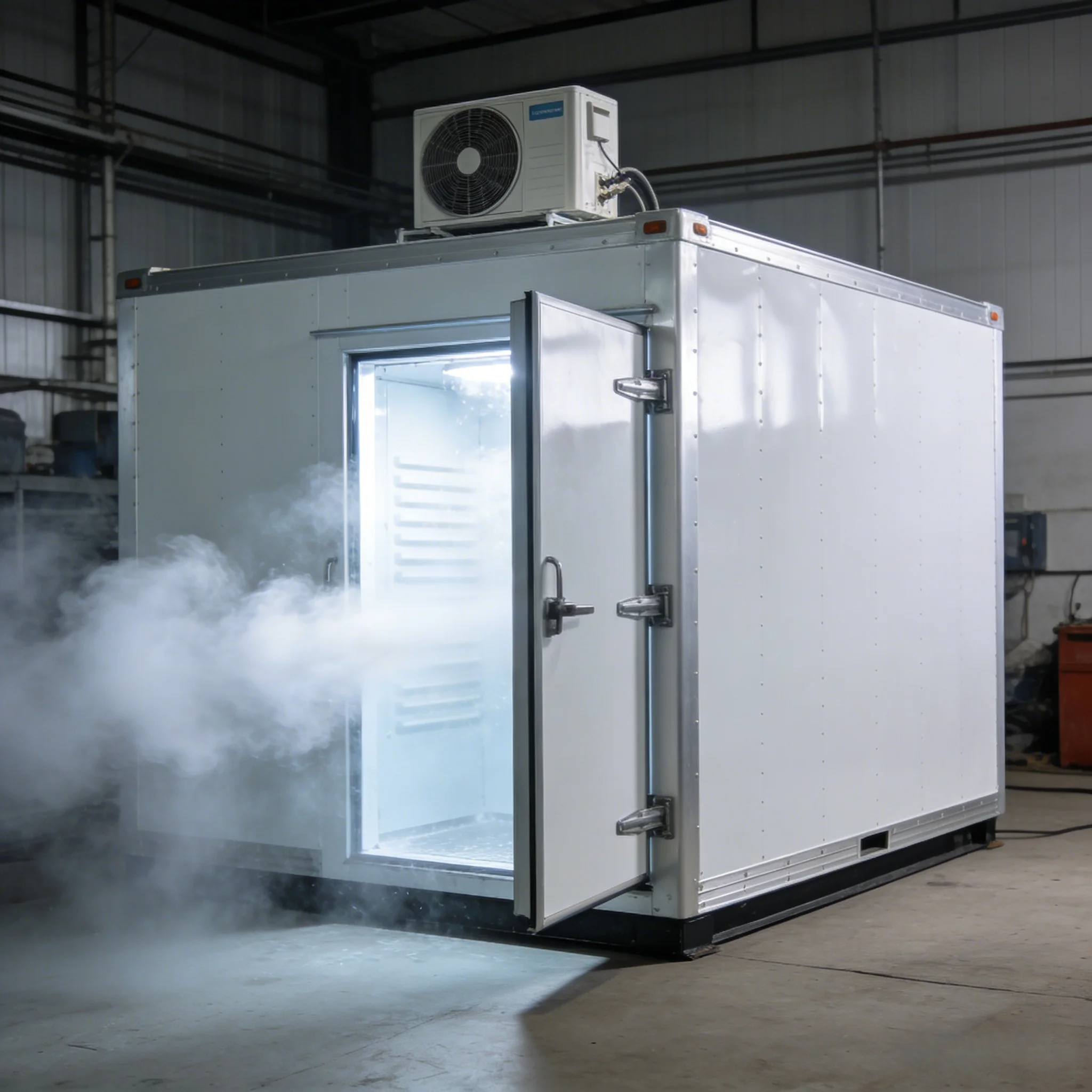 FOODLINE Solar Powered Refrigerated Container battery overcharge protection for remote farm cold logistics container