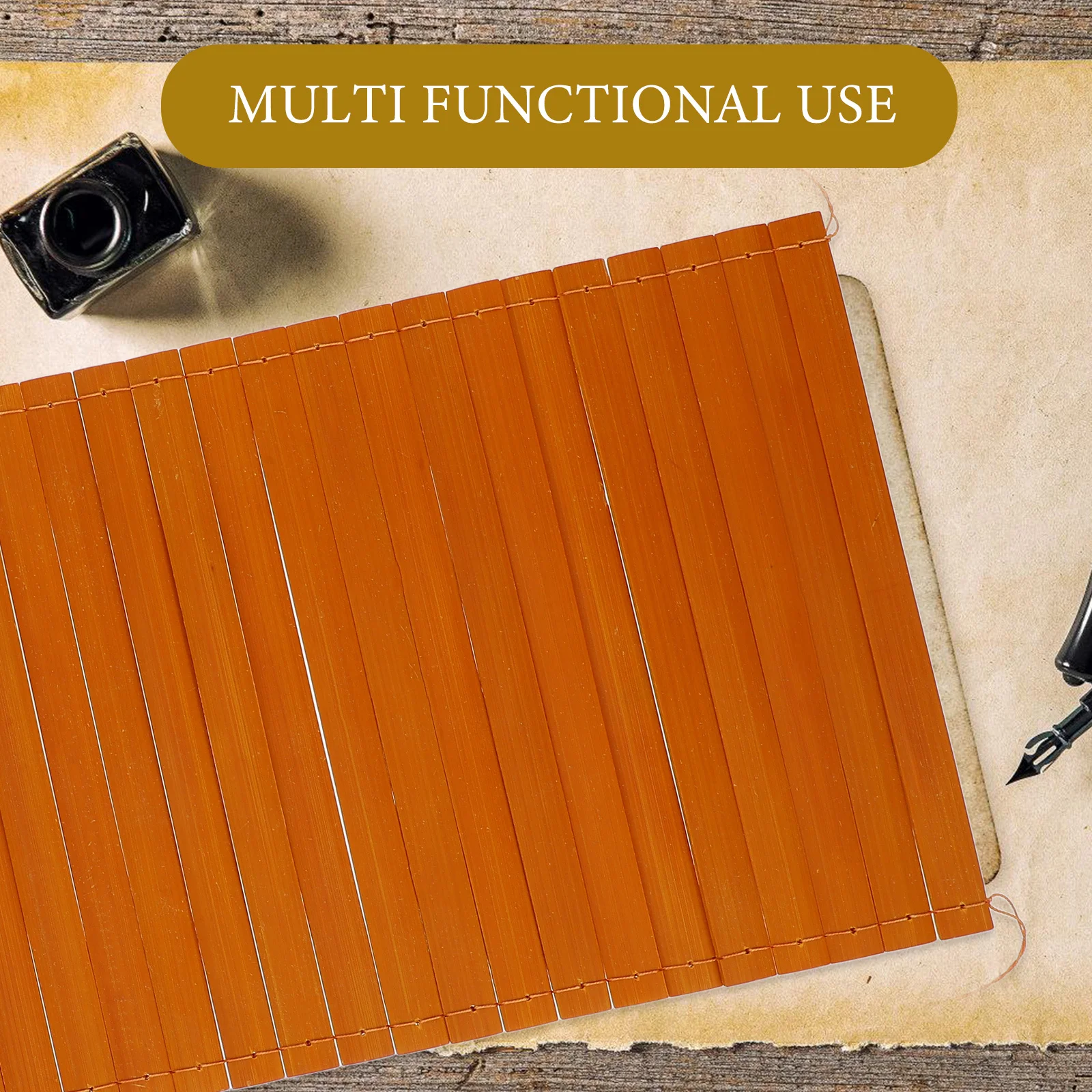 빈 대나무 스크롤 중국 서예 연습 DIY 공예품 붓글씨 예술 작품 벽 장식 그림 용품 롤