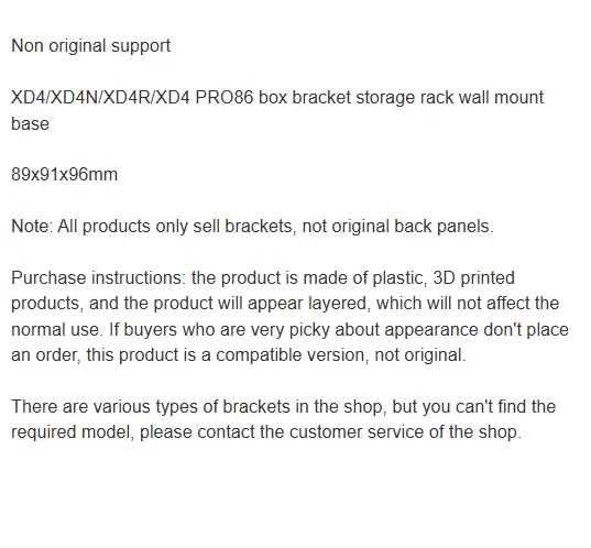 WYORESY for XD4 XD4N XD4R XD4 PRO Mesh Router 86 Box Wall Mount Bracket Cable Organizer Space Saving Storage Holder Rack