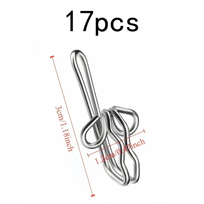 Butterfly Curtain Hooks 17 pcs, Easy to Install, Won't Scratch Fabric, Decorative for Curtains and Door Curtains