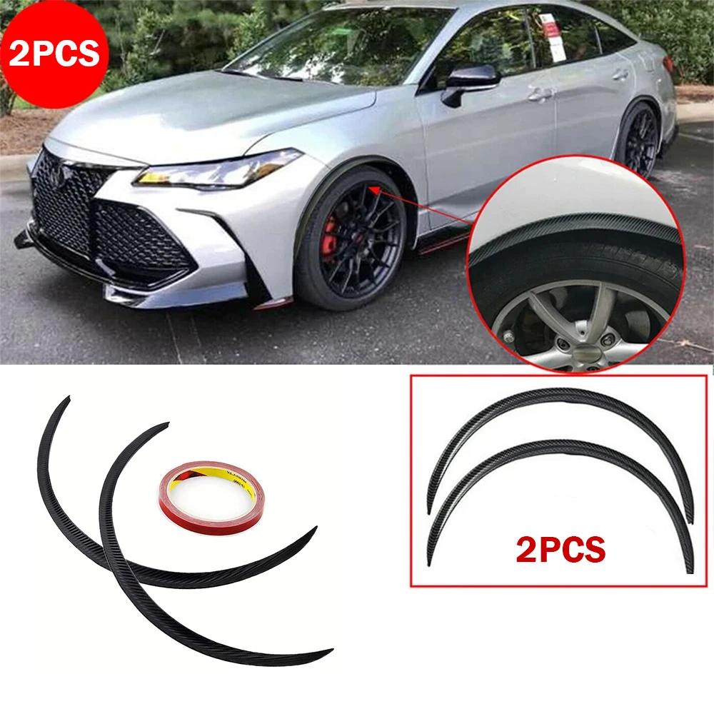 Universal Car Wheel Eyebrow Fender Wheel Arches Wing Expander Arch Eyebrow Mudguard Lip Body Kit Protector Cover Mud Guard Trim