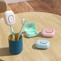 Mini Toothbrush Sterilizer, Portable Type-C Charging UV Light Tooth Brush Holder Drying Sanitizing Box for Home/Travel Use