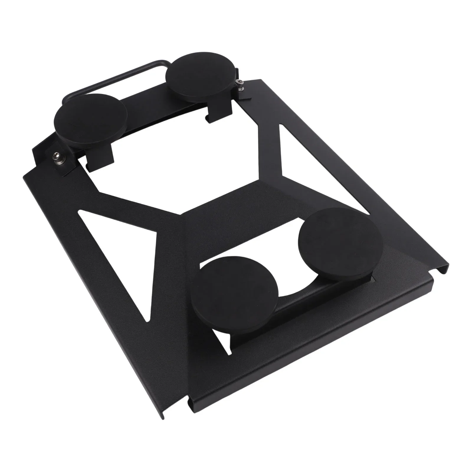 

For RV Trailer Black Magnetic Car Roof Mount Rubber Grip Protection Easy Installation Practical Installation Kit