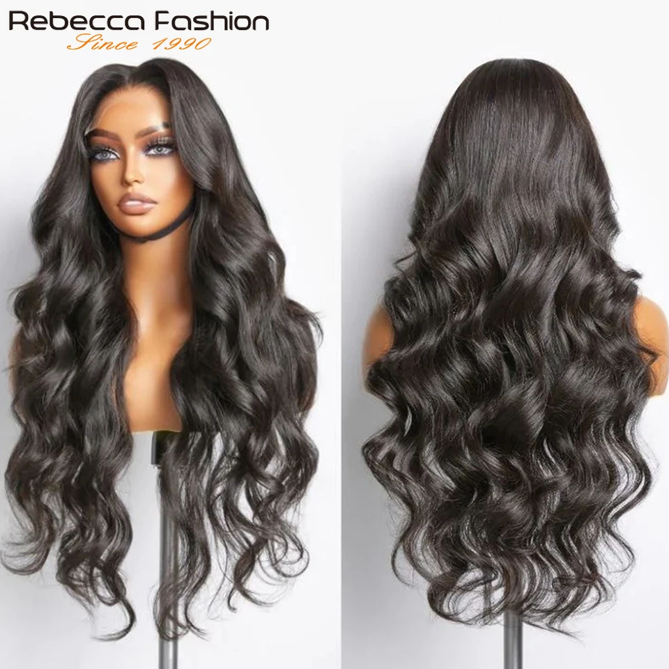 

32" Peruvian Body Wave Lace Front Wig For Black Women 13*5*1 T Lace Wigs Transparent Lace Front Human Hair Wigs Wigs