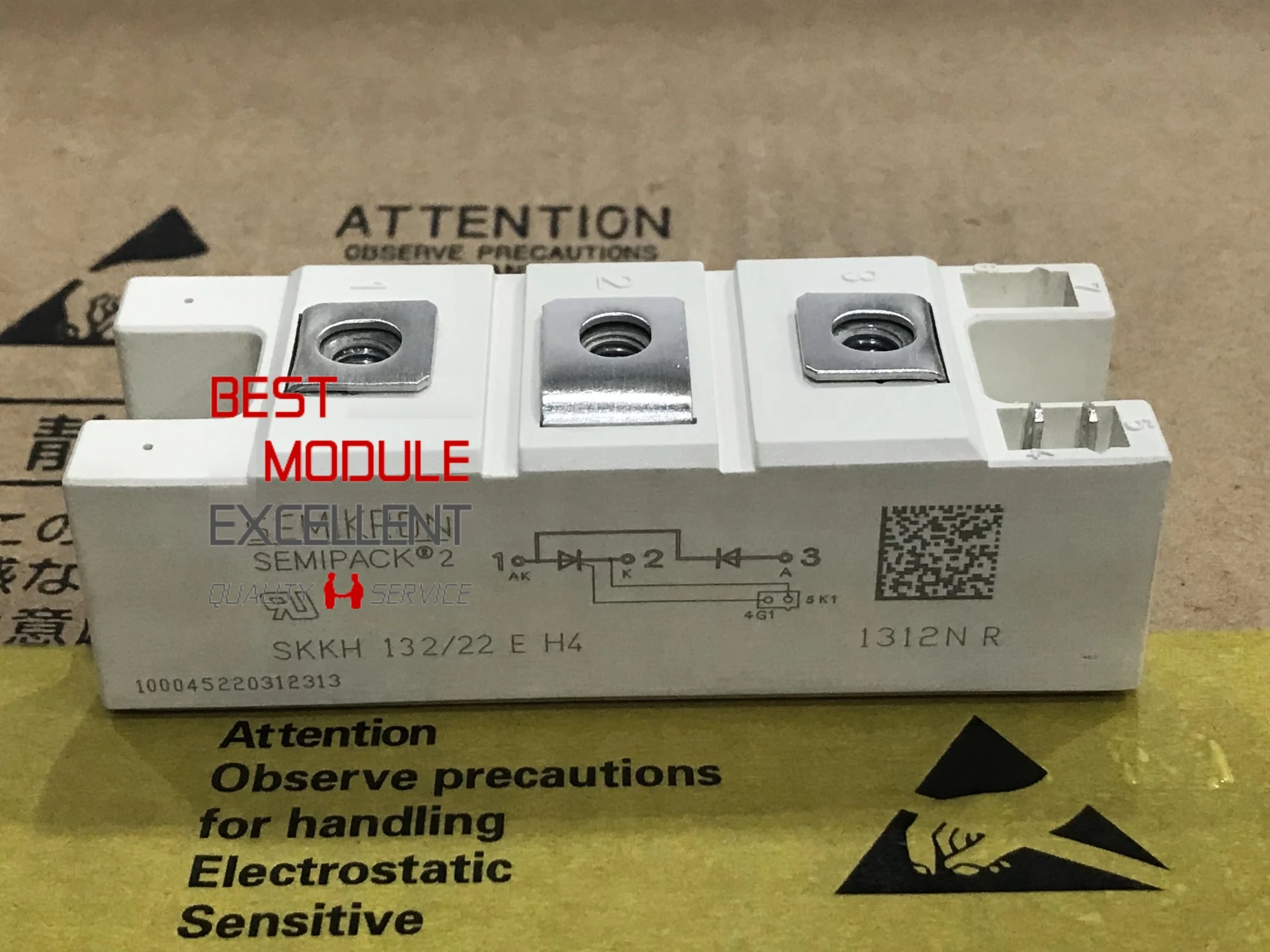 

1PCS SKKH132/22EH4 Quality Assurance SKKH132-22EH4