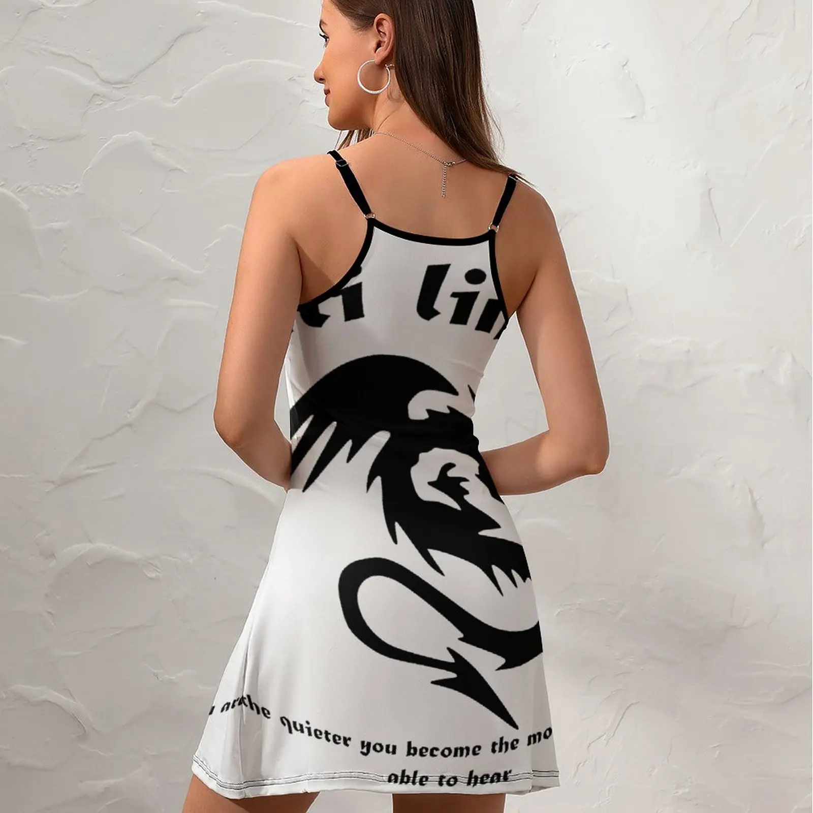 Kali Linux Shower  Women's Sling Dress Humor Graphic Dresses Casual Graphic Exotic Woman's Clothing  Vacations