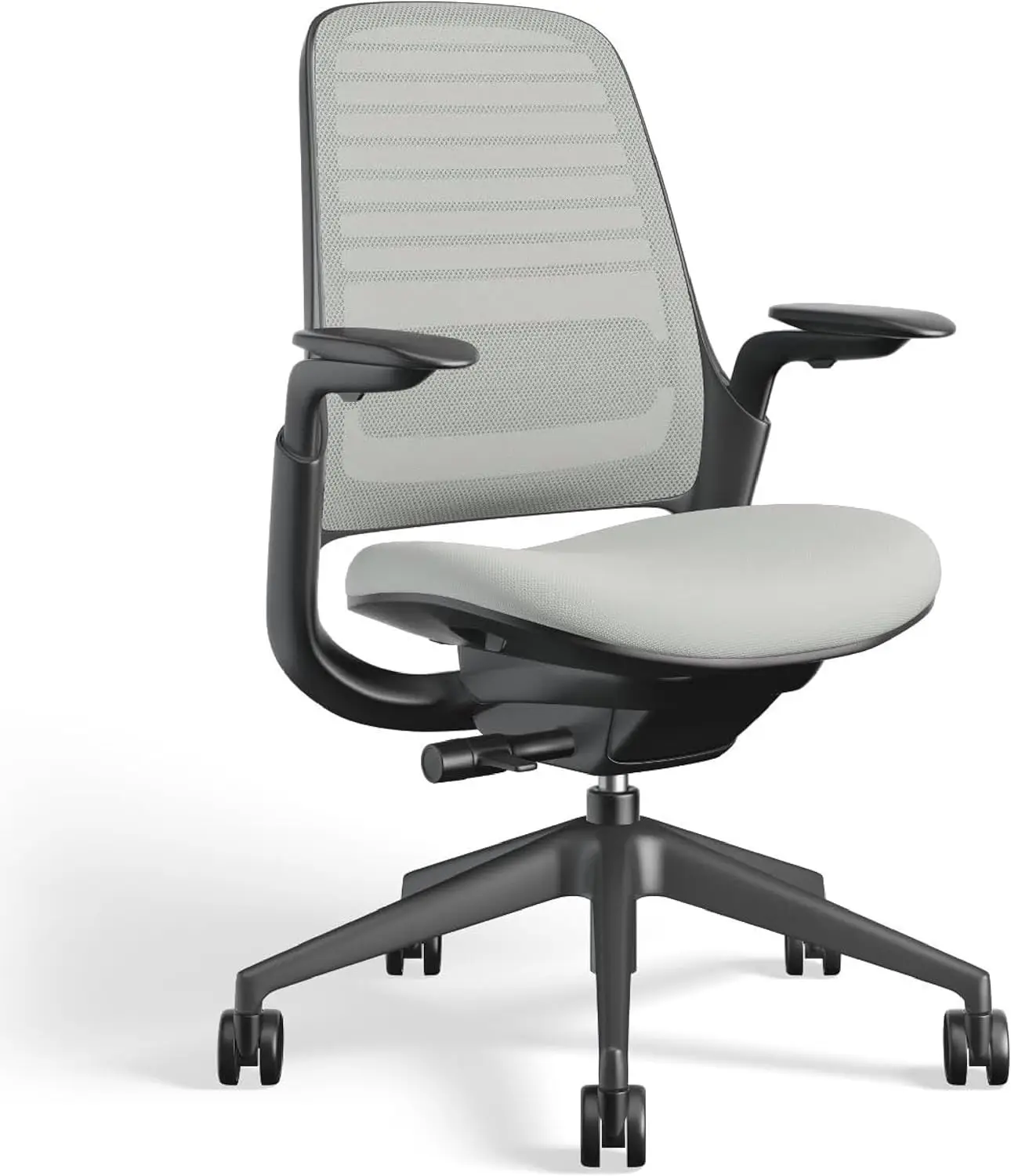 Steelcase Series 1 Office Chair - Ergonomic Work Chair with Wheels for Carpet - Helps Support Productivity - Weight-Activated