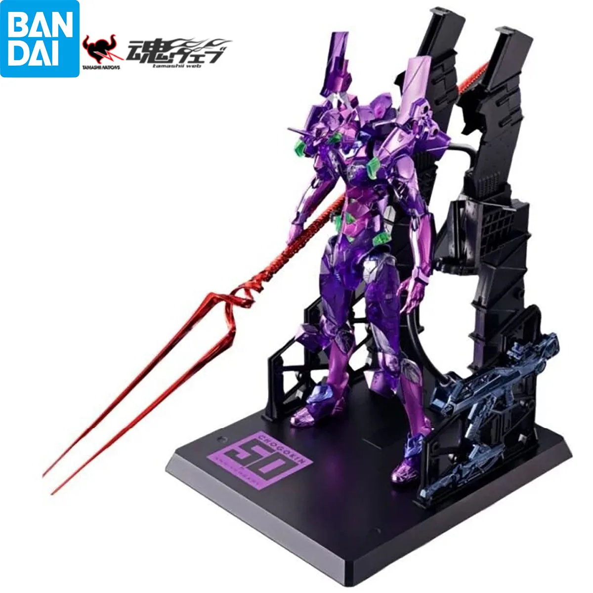 100% Original in Stock Bandai Spirits Metal Build Shin Seiki Evangelion EVA-01 Chogokin 50th Exclusive Collection Series