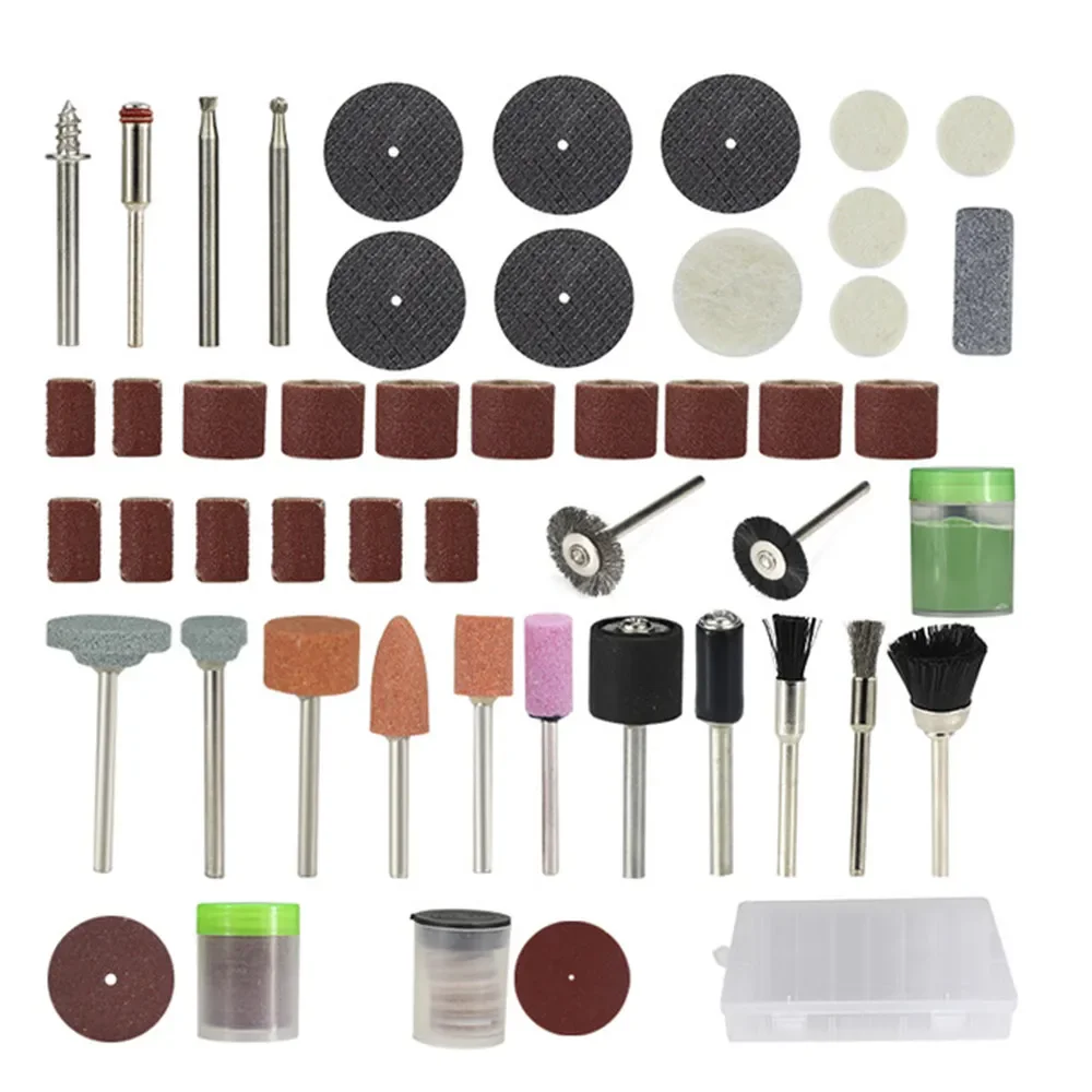 105pcs Rotary Tool Accessory  1/8''(3.175mm) Shank Polishing Sanding Cutting For Dremel  Tools