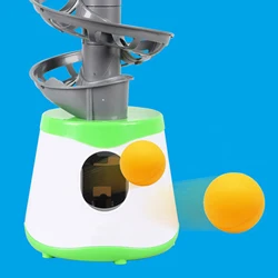 Table Tennis Robot Ball Machine Automatic Table Tennis Machine for Kids Students Training Exercise Playing