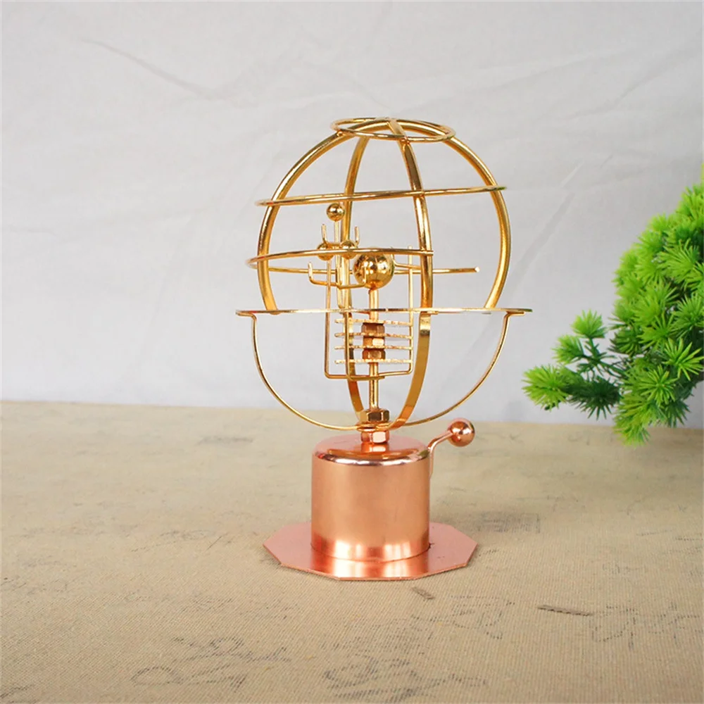 3D Grand Orrery Model Of The Solar System Desktop Ornaments Gifts For Kids Adults Metal Retro Grand Orrery Model Miniatures