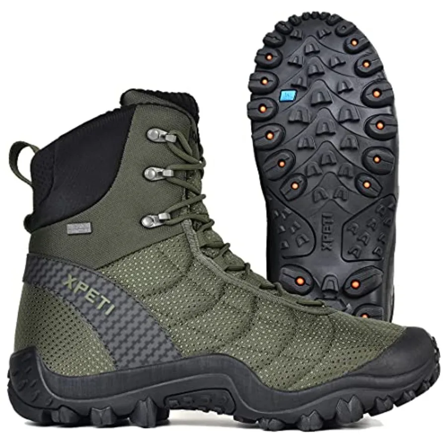 

XPETI Men's Crest Thermo High-Top Winter Hiking Boots Waterproof Insulated