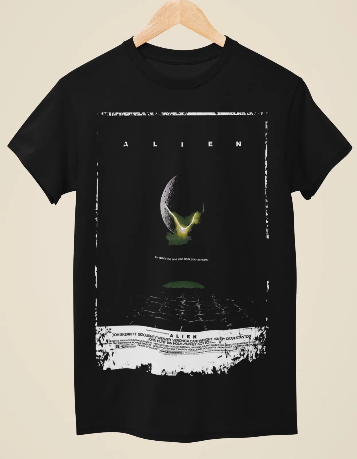 

Alien - Movie Poster Inspired Unisex Black T-Shirt