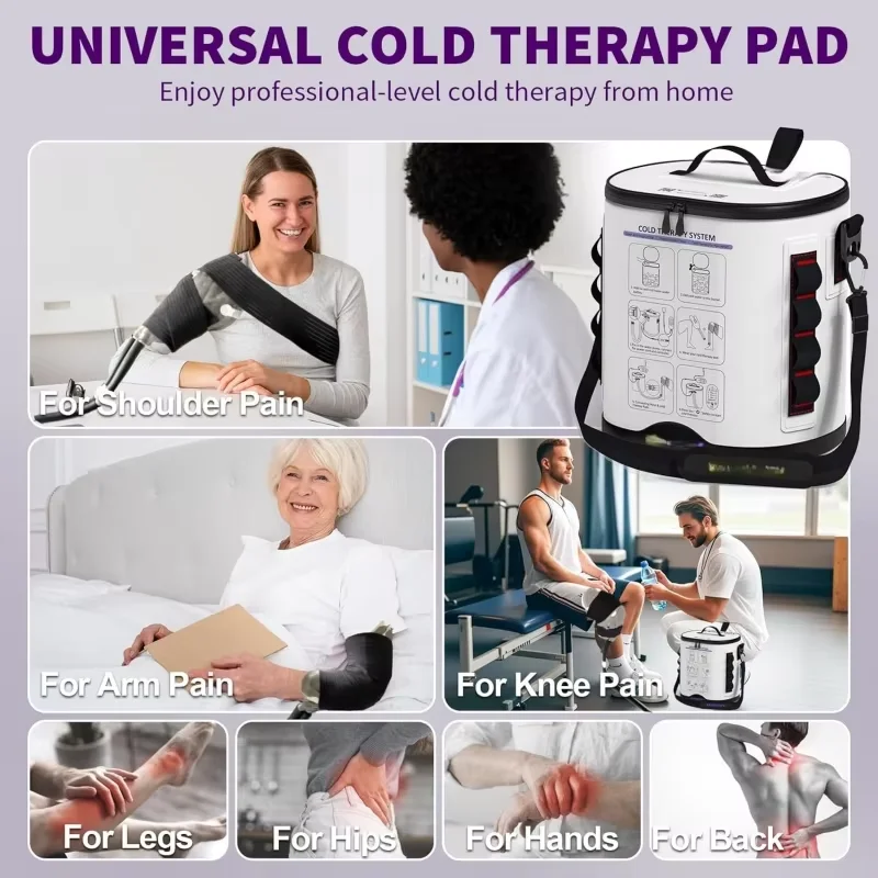 Cold Therapy Machine Ice Water Circulation Cold Compression Recovery System Device for Knee Shoulder Sports Injury Muscle Care