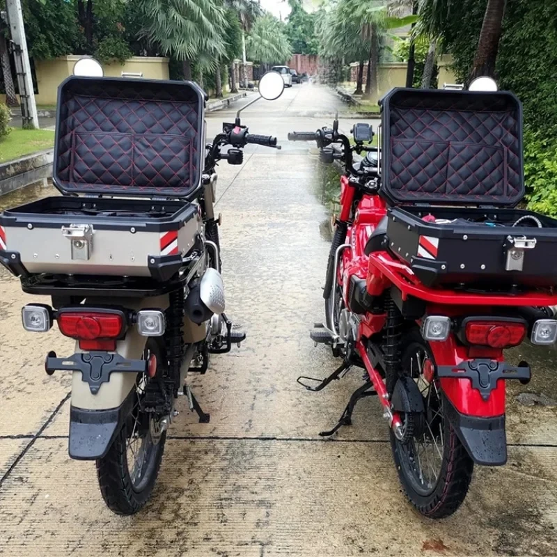 

45L Silver Factory Universal Trunk Aluminum Alloy Motorcycle Tail Box