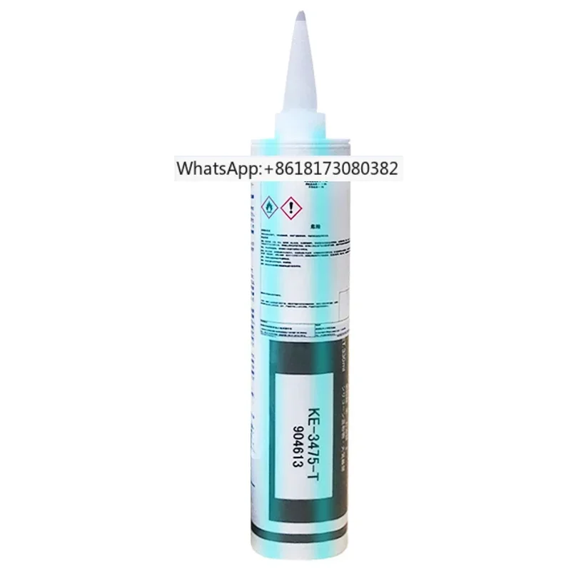 KE-3475-T/W high temperature resistant sealing silicone rubber low volatility coating adhesive 330ML support