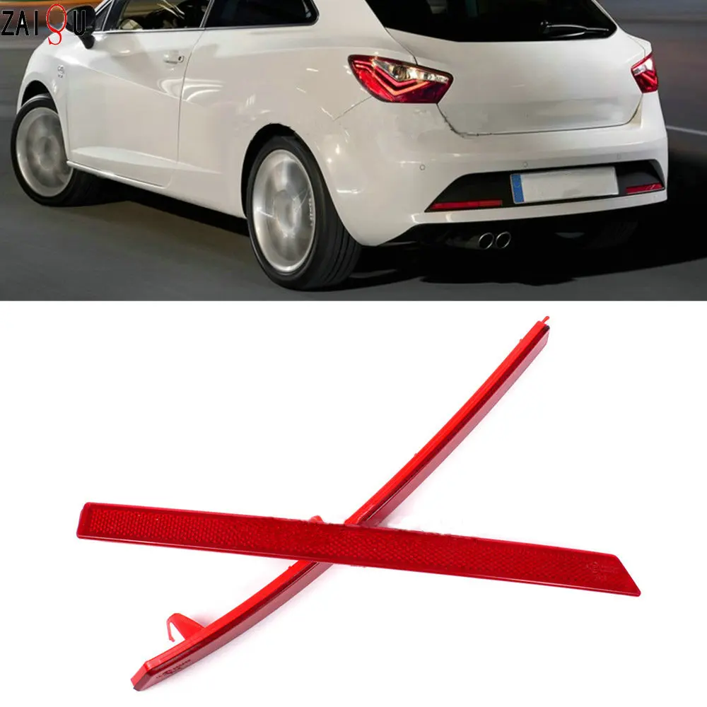 Apply to Sea-tt Ibiza FR 2012-2017   Rear Bumper Light Reflector 6J3945105D  6J3945106D