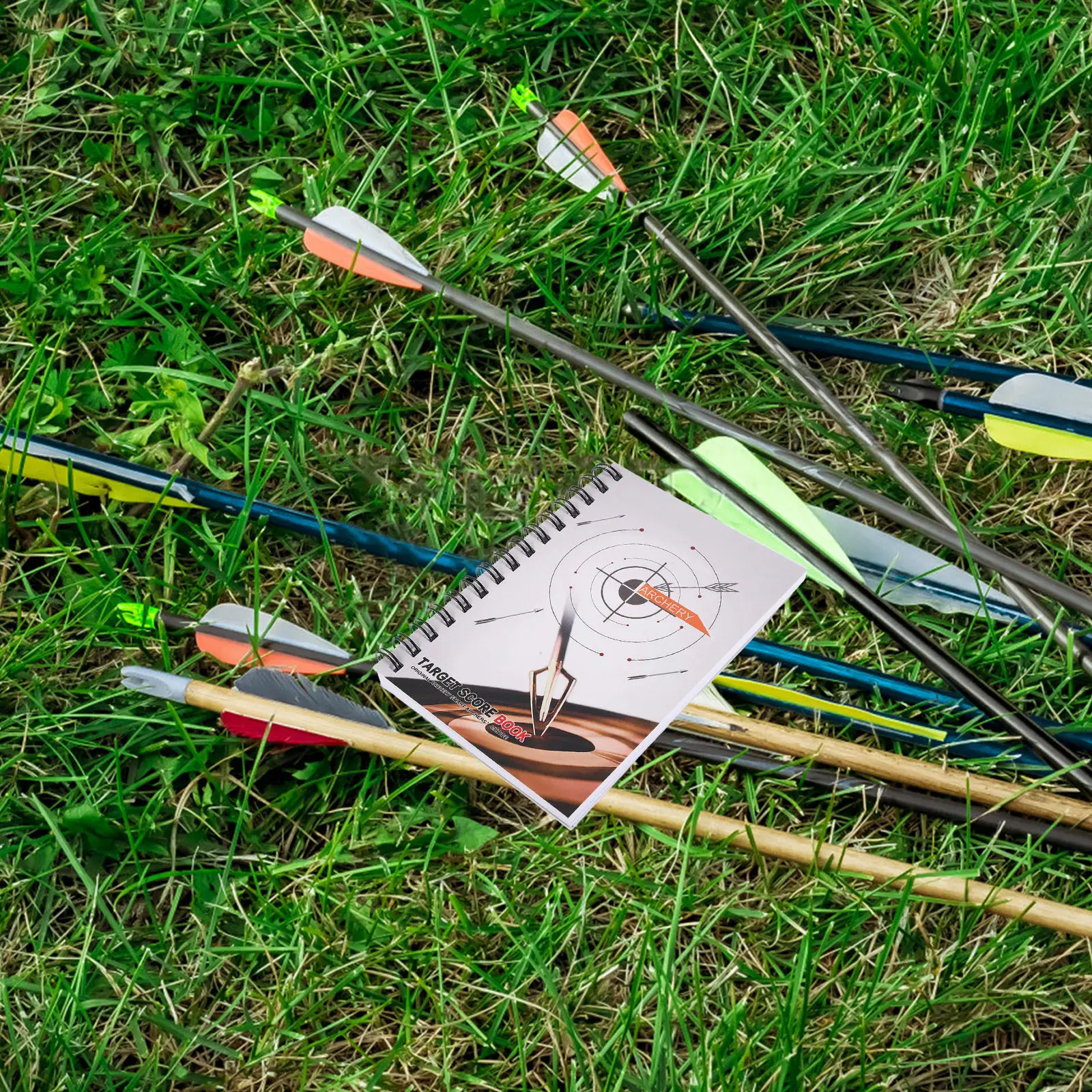 

Archery Scorecard Book Compact Spiral Design Precision Scoring Sheets Field Range Practice Journal Competition Training Log