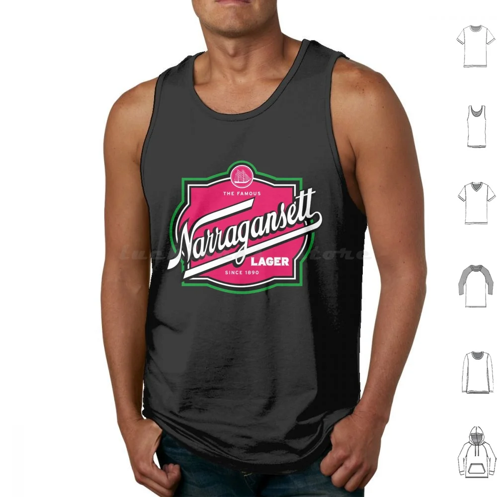 

Narragansett Harpoon Brewing Beer Logo Beer Brewery Traditional Logo Tank Tops Vest Sleeveless Drink Best Brewery Best Beer