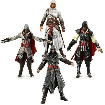 Free shipping 7 inch  Ezio Altair Hartel PVC Action Figures Model collection toy