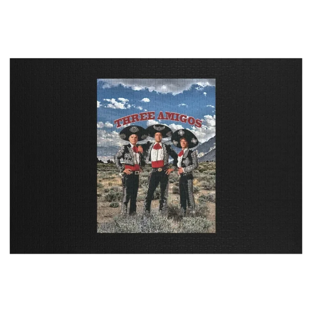 

three amigos poster Jigsaw Puzzle Photo Personalized Gifts Jigsaw Pieces Adults Puzzle