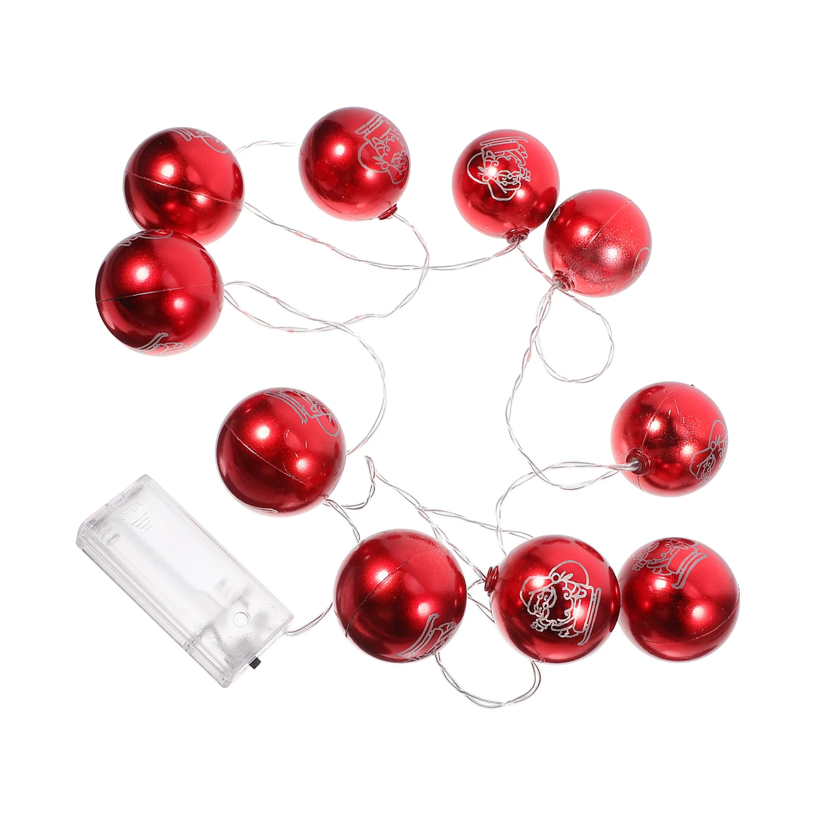 Luci a forma di globo a LED da 1,5 m alimentate a 10 lampade a sfera a LED calde per l'illuminazione di feste per interni ed esterni di Natale, Halloween