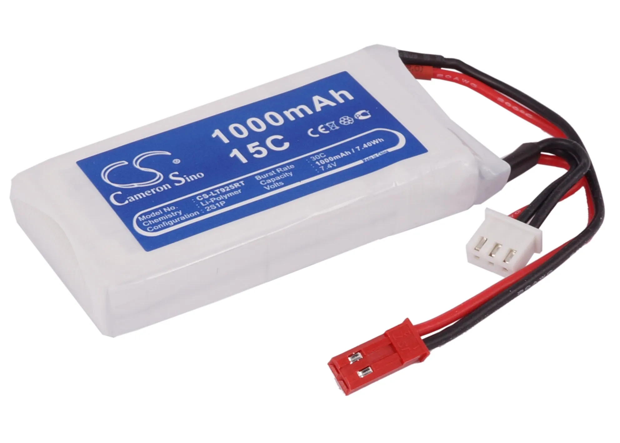 

CS 1000mAh / 7.40Wh battery for RC CS-LT925RT CS-LT925RT