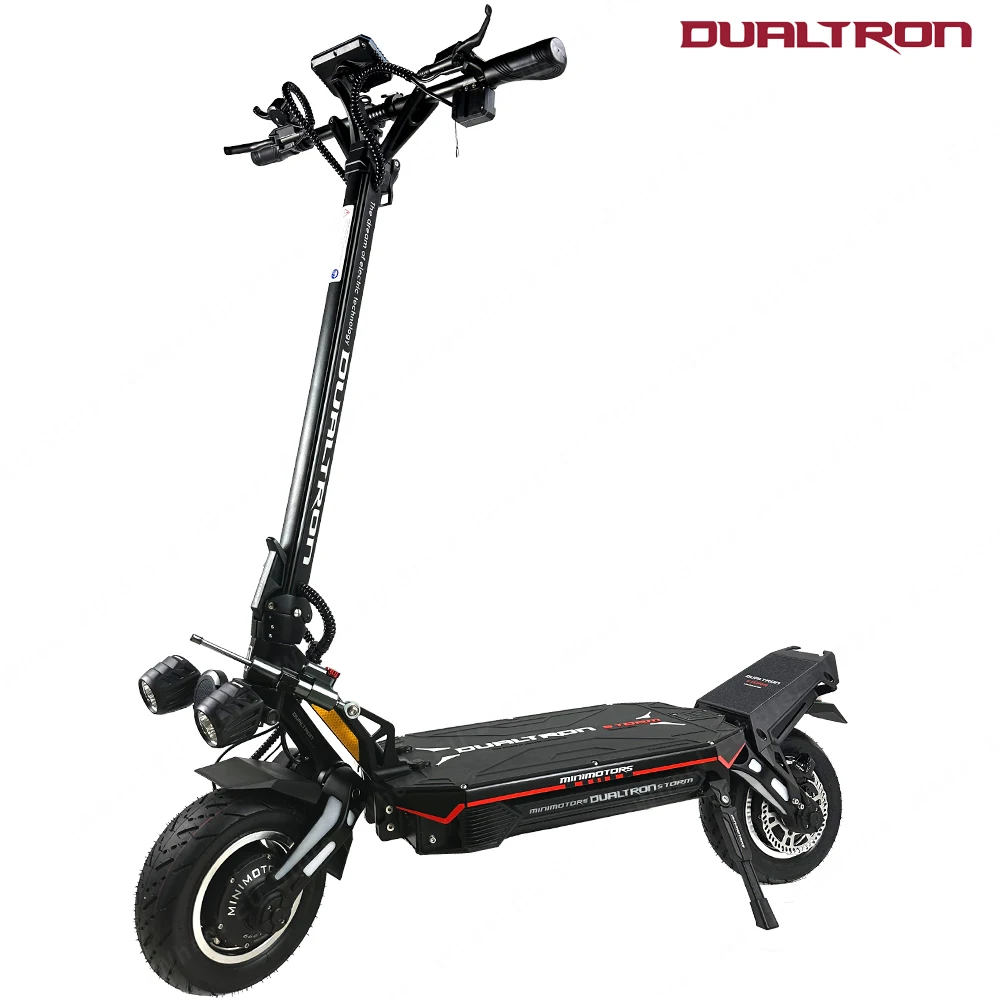 Original Dualtron New Storm Limited 84V 45Ah Battery 2*2500W Dual Motor New EY4 Display 4Piston Hydraulic Brake Dualtron Scooter